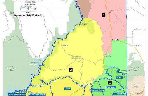 Commission Districts Option A Map