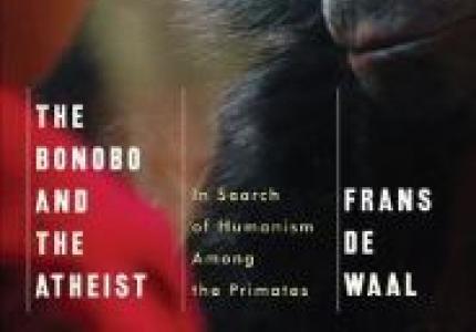 Cover of the book "The Bonobo and the Atheist" by Frans de Waal