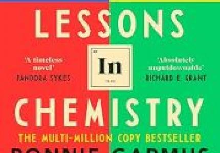 Cover of the book "Lessons in Chemistry" by Bonnie Garmus