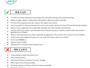 Can and Can't for Homelessness Services