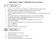 Homeless Services Can and Cant's