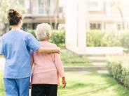 2 women walking 