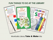 Monticello library has free Take & Make kits available to take home