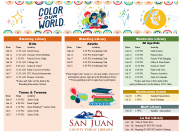 A list of summer 2025 events at all county library branches