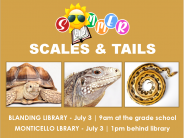 Scales & Tails will be July 3 at 9:00 a.m. in Blanding and at 1:00 p.m. in Monticello