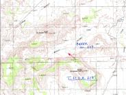 North Sixshooter Peak Map
