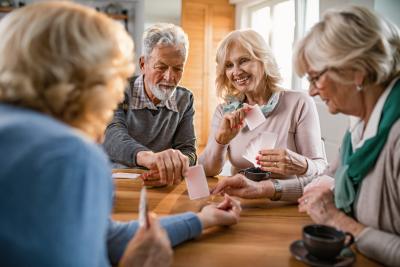 People playing cards