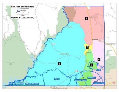 School Board Option A Map