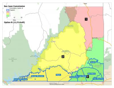 Commission District Option B Map